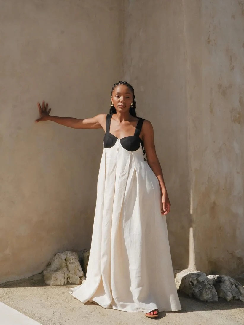 MONORO LOOSE MAXI DRESS